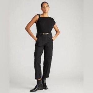 Universal Standard Karlee Stretch Cotton Twill Cargo Pants
